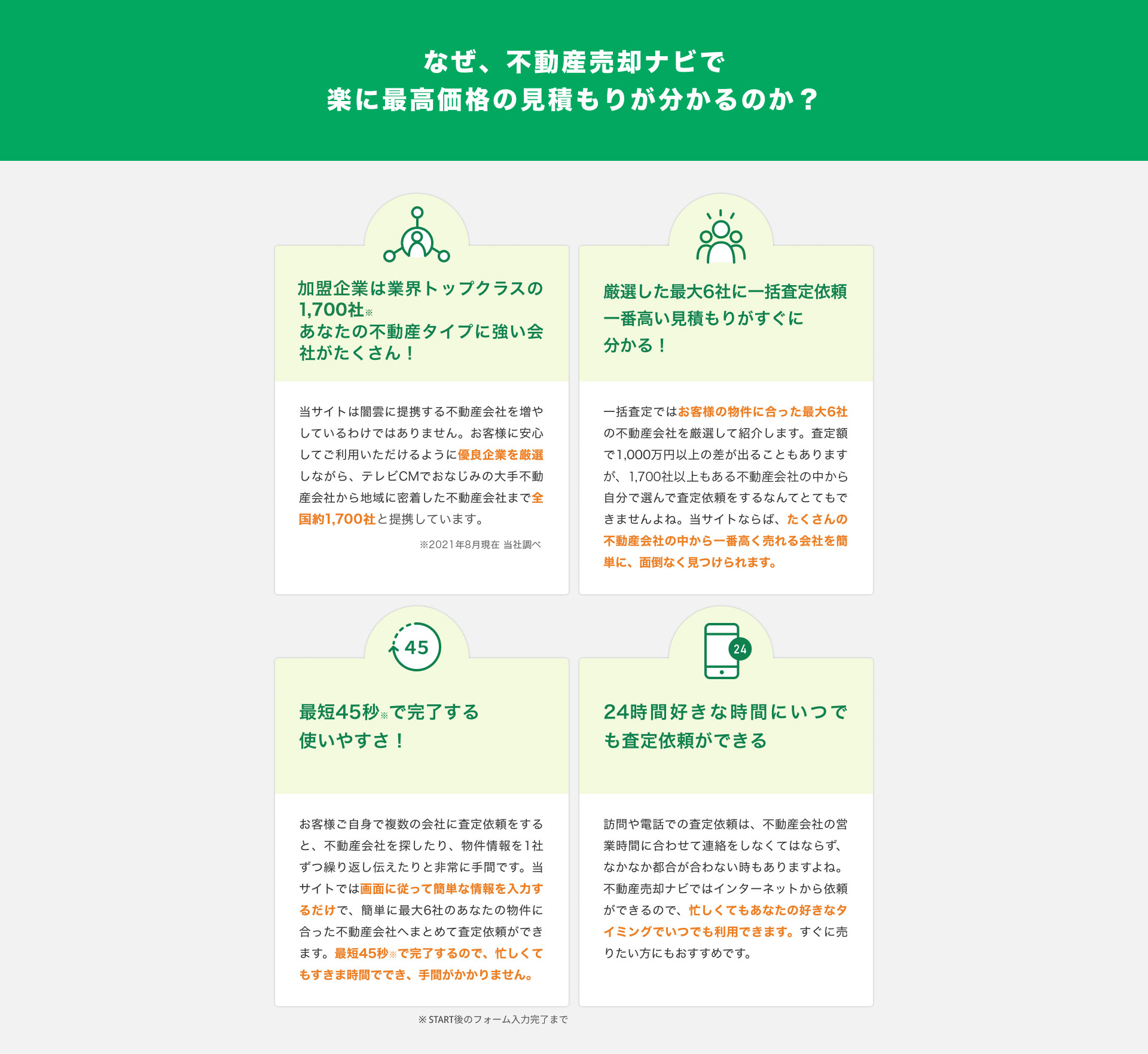 なぜ、不動産売却ナビで楽に最高の見積もりがわかるのか？