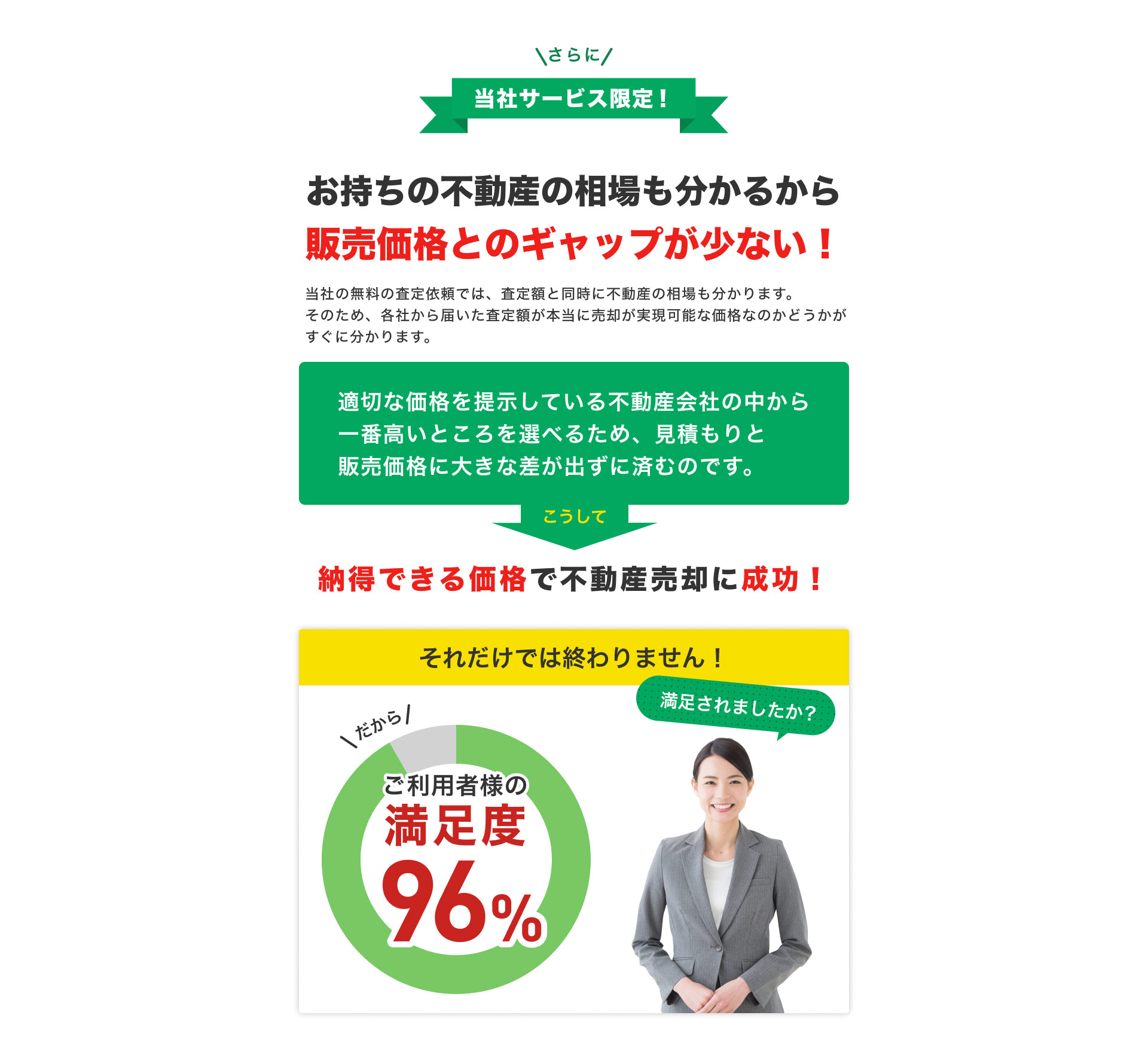 さらに当社のサービス限定！
